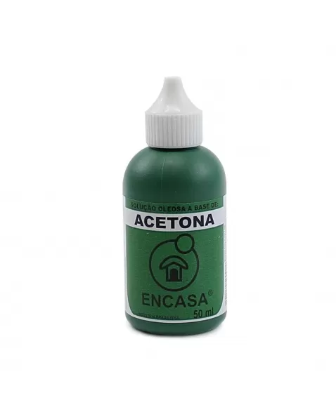 ACETONA SOLUÇÃO 50ML ÓLEOSA ENCASA