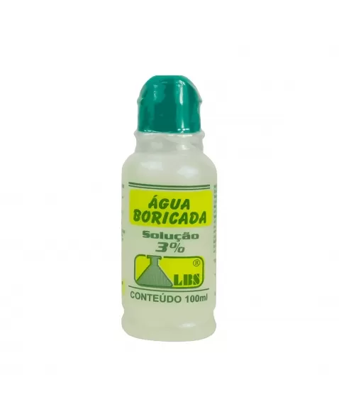 ÁGUA BORICADA 3% 100ML GOTAS LBS