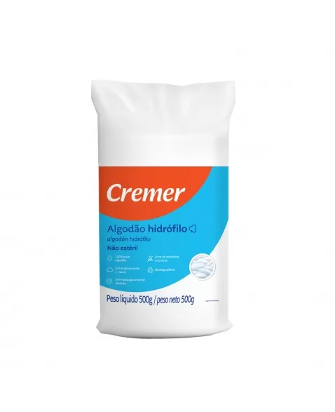 ALGODÃO HIDRÓFILO 500G CREMER