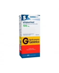 ALOPURINOL 100MG 60COM SANDOZ