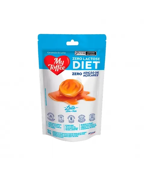 BALA MY TOFFEE DIET LEITE ZERO LACTOSE 52G RICLAN