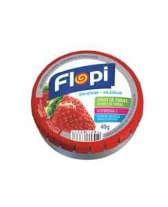 BALAS DIET FLOPI MORANGO 40G FLORESTAL