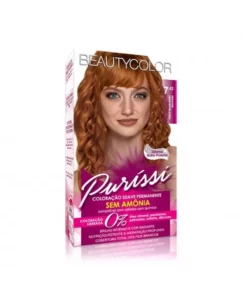 BEAUTYCOLOR PURÍSSI SEM AMÔNIA 7.43 RUIVO ACOBREADO DOURADO