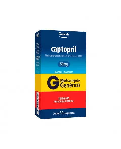 CAPTOPRIL 50MG 30COM GEOLAB