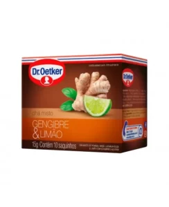 CHÁ GENGIBRE E LIMÃO 15G C/10 SACHÊS DR.OETKER