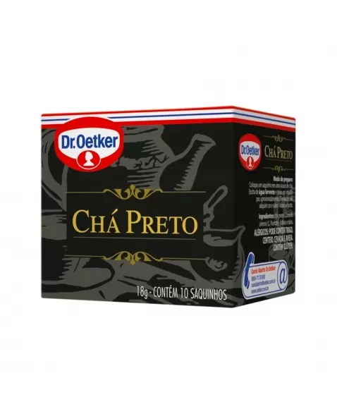 CHÁ PRETO 18G C/10 SACHÊS DR.OETKER