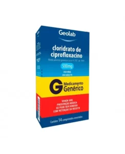 CIPROFLOXACINO 500MG 14COM RET* GEOLAB