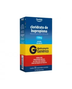 CLORIDRATO BUPROPIONA 150MG 30COM C1* GEOLAB