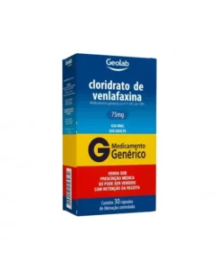 CLORIDRATO VENLAFAXINA 75MG 30CAPS C1* GEOLAB