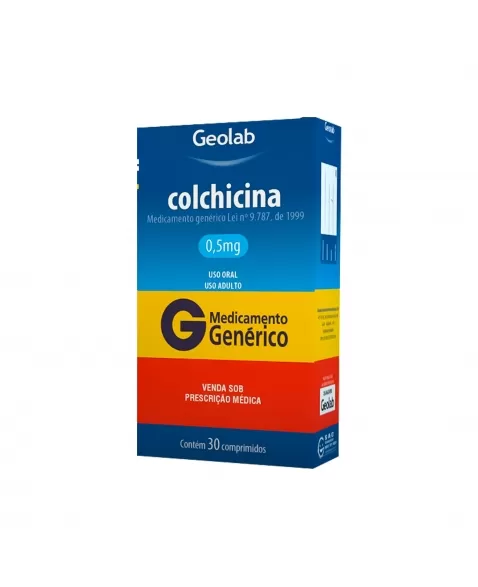 COLCHICINA 0,5MG 30COM GEOLAB