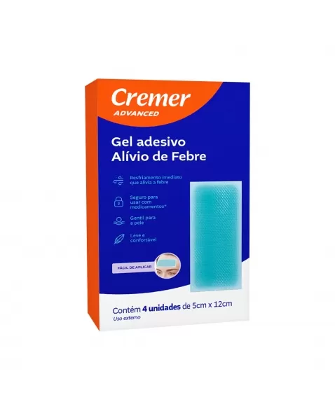 COMPRESSA ADVANCED GEL ADESIVO ANTI FEBRE C/4 CREMER