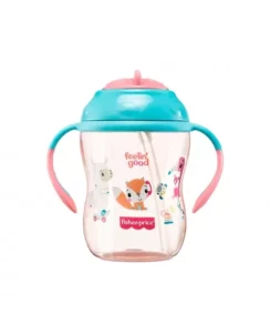 COPO DE TREINAMENTO COM CANUDO FISHER PRICE FIRST MOMENTS PINK LEMONADE 270ML BB1017 MULTI