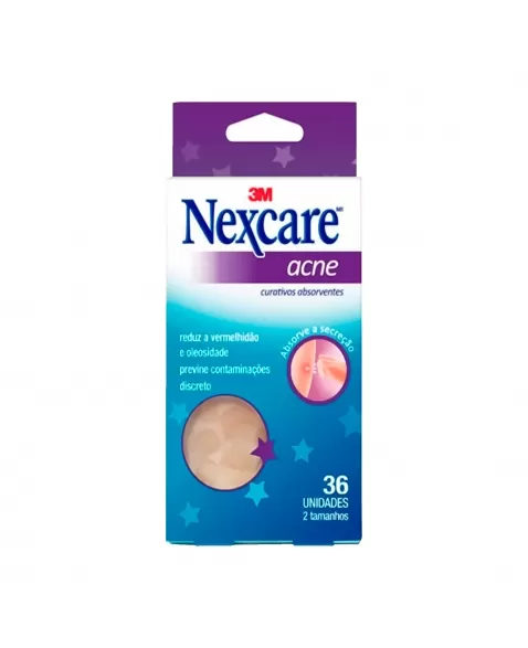 CURATIVO HIDROCOLOIDE ACNE ESPINHAS C/36 NEXCARE 3M