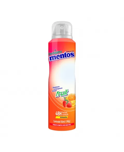 DESODORANTE AEROSSOL HERBÍSSIMO MENTOS FRUIT 150ML DANA