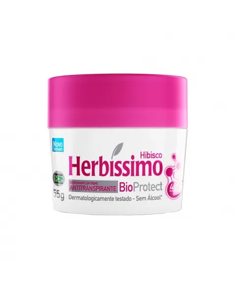 DESODORANTE CREME HERBÍSSIMO BIO PROTECT HIBISCO 55G DANA