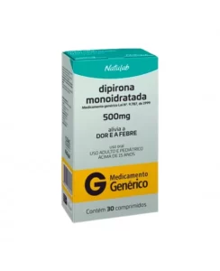 DIPIRONA MONOIDRATADA 500MG 30COM NATULAB