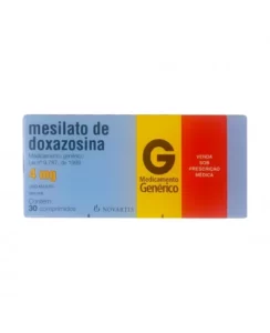 DOXAZOSINA 4MG 30COM NOVARTIS