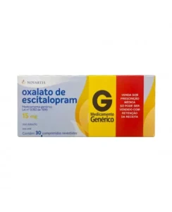 ESCITALOPRAM 15MG 30COM C1* NOVARTIS