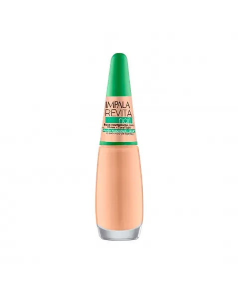 ESMALTE IMPALA BASE REVITA NAIL CORAL LIGHT MUNDIAL