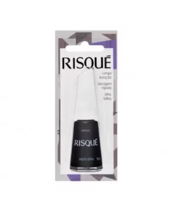 ESMALTE RISQUÉ CREMOSO PRETO SÉPIA BLISTER COTY