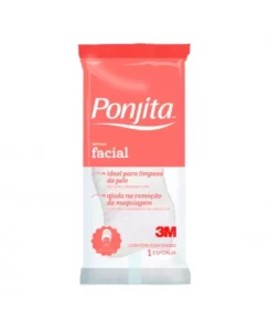 ESPONJA PONJITA FACIAL SUAVE BRANCA 3M