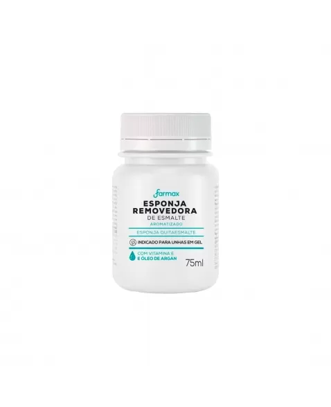 ESPONJA REMOVEDORA DE ESMALTE ARGAN 75ML FARMAX