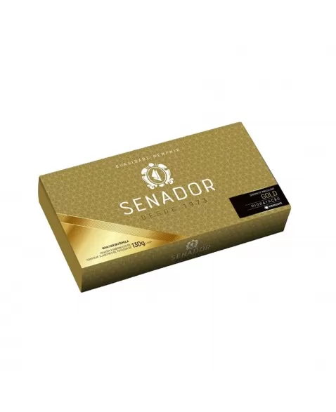 ESTOJO SENADOR GOLD 3 SABONETES 130G MEMPHIS