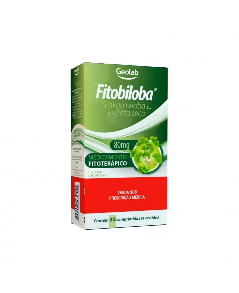 FITOBILOBA 80MG 30COM GEOLAB