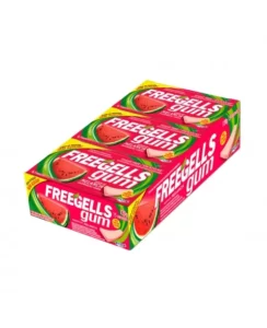 FREEGELLS GUM CHICLETE MELANCIA C/15 RICLAN