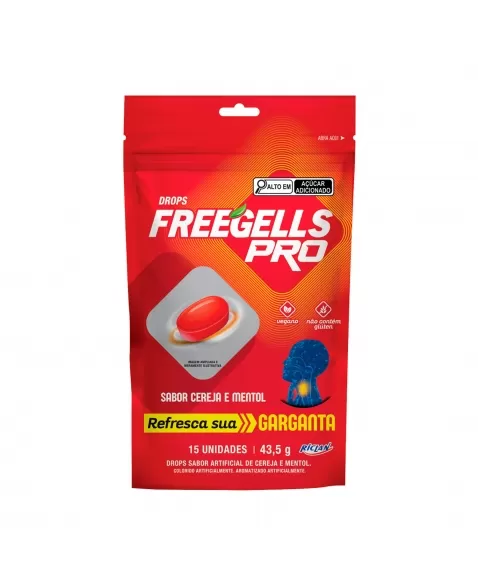 FREEGELLS PRO DROPS CEREJA C/15 RICLAN