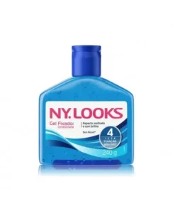 GEL FIXADOR NY LOOKS AZUL FIXAÇÃO MEGA FORTE 240G COTY