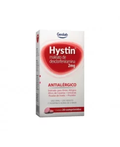 HYSTIN 2MG 20COM GEOLAB