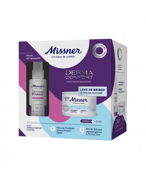 KIT DERMA CONFORT SPRAY 28ML + FITA SILICONE 2.5CMX1.5M MISSNER