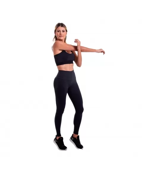 LEGGING PERFECT WAIST SLIM NAKAY EG PRETO 7021 ESBELT