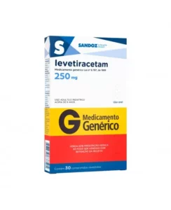 LEVETIRACETAM 250MG 30COM C1* SANDOZ