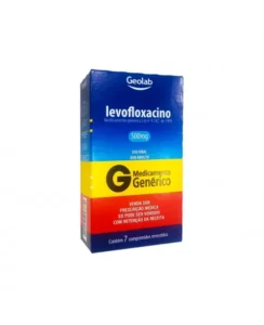 LEVOFLOXACINO 500MG 7COM RET* GEOLAB