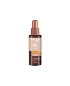 LOÇÃO BRONZEADORA CORPORAL CREME FPS15 120ML SUNLESS