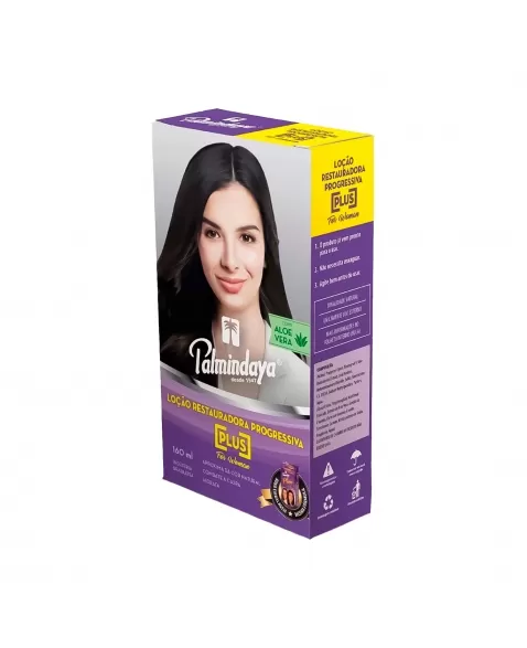 LOÇÃO RESTAURADORA PROGRESSIVA PLUS FEMININA 160ML PALMINDAYA