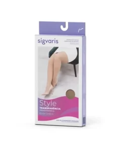 MEIA 3/4 20/30 EVER SHEER COM PONTEIRA P2 782 NATURAL SIGVARIS