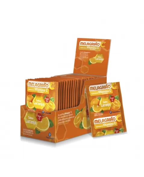 MELAGRIÃO LARANJA + VITAMINA C 24X5 PASTILHAS CATARINENSE