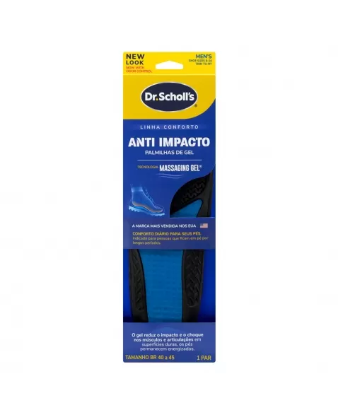 PALMILHA ANTI IMPACTO WORK GEL 40 A 45 DR.SCHOLLS