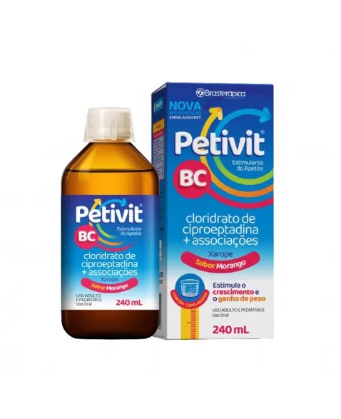 PETIVIT BC MORANGO 240ML BRASTERÁPICA