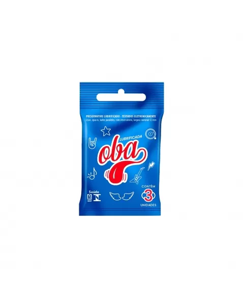 PRESERVATIVO LUBRIFICADO C/3 OBA