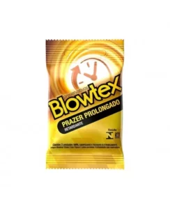 PRESERVATIVO LUBRIFICADO RETARDANTE C/3 BLOWTEX