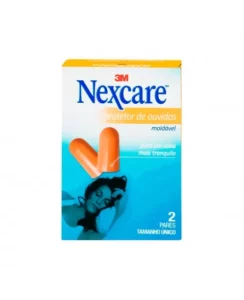 PROTETOR DE OUVIDO ESPUMA C/2 PARES NEXCARE 3M