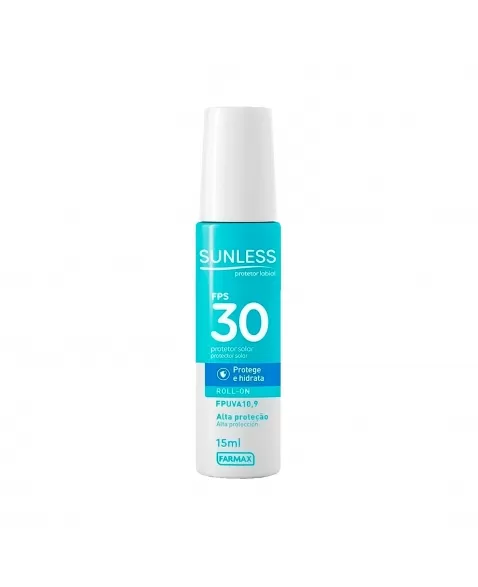 PROTETOR SOLAR LABIAL FPS30 15ML SUNLESS