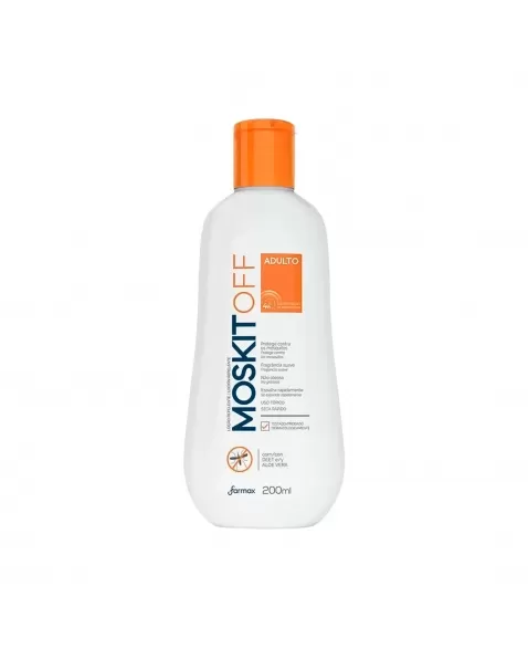 REPELENTE INSETOS MOSKITOFF LOÇÃO 200ML FARMAX