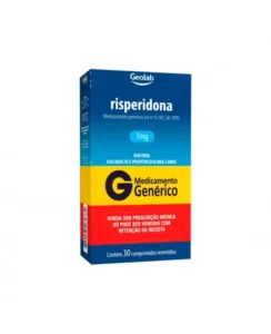 RISPERIDONA 1MG 30COM REVESTIDO C1* GEOLAB