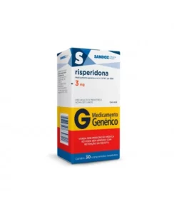 RISPERIDONA 3MG 30COM REVESTIDO C1* SANDOZ