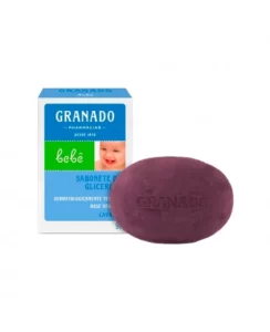 SABONETE BARRA GLICERINA BEBÊ LAVANDA 90G GRANADO